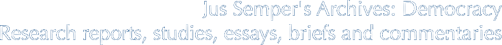 Jus Semper's Archives: Democracy 