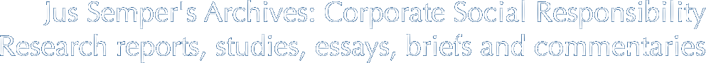 Jus Semper's Archives: Corporate Social