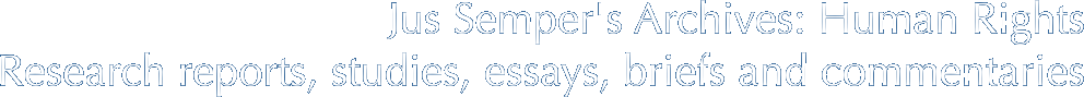 Jus Semper's Archives: Human Rights 